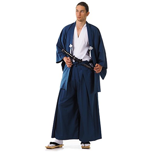 Japan Samurai Kimono Set 3 Teile Kendo Gi Hakama Haori Baumwolle