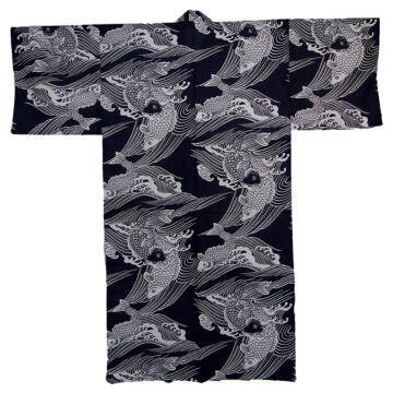 Kimono Herren Karpfen Rücken
